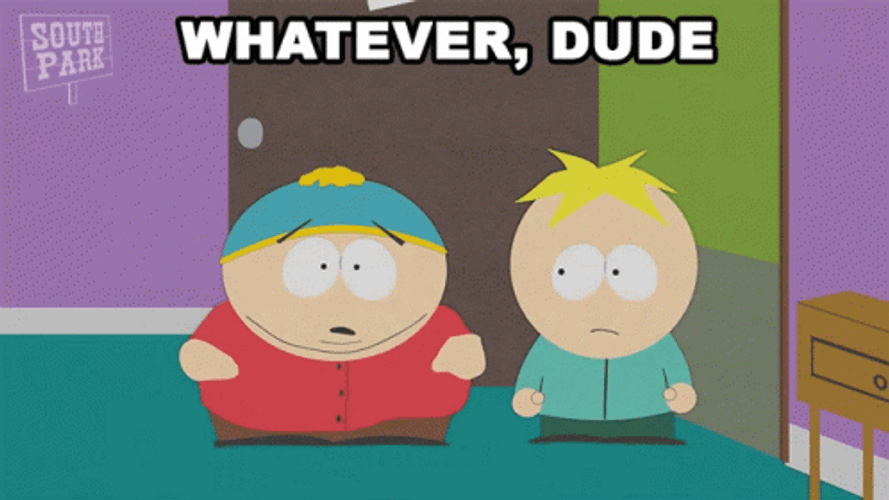South Park Whatever Dude GIF