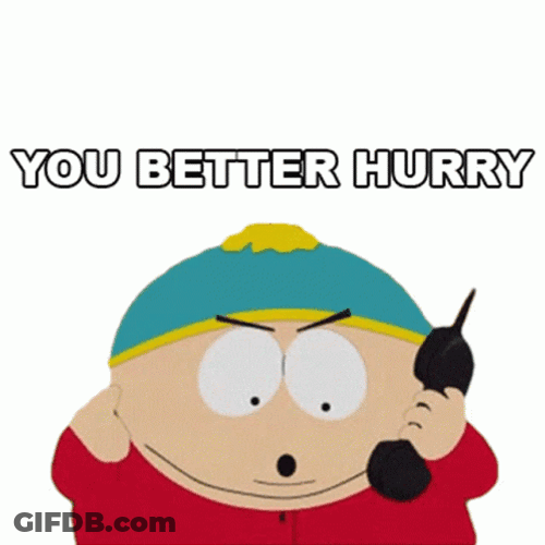 South Park You Better Hurry Back It Up GIF