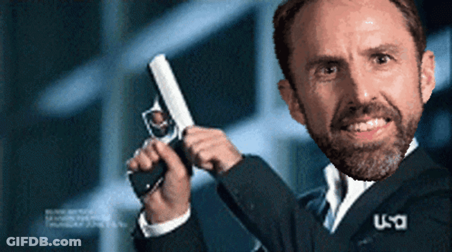 Southgate Gareth Triggered Reaction GIF