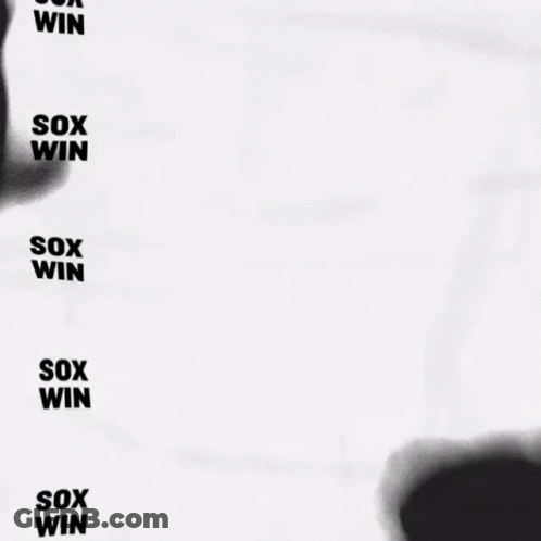 Sox Win Poster GIF
