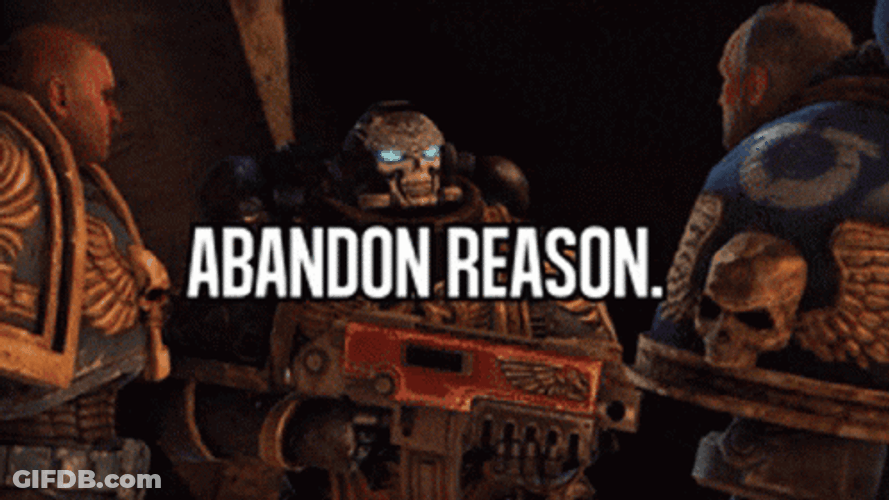 Space Abandon Reason Marine Know Only War GIF
