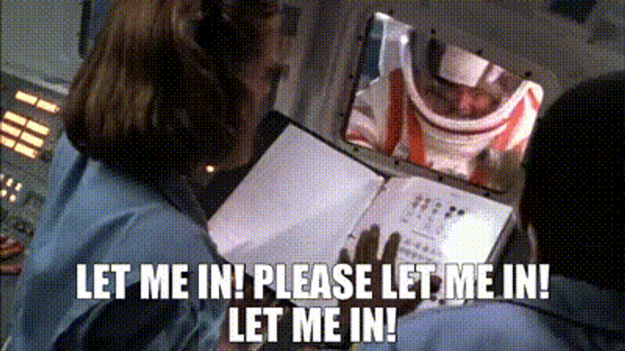 Space Camp Let Me In GIF