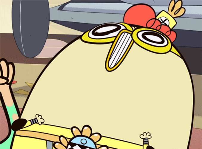 Space Chickens In Space Nodding Yes Yes GIF