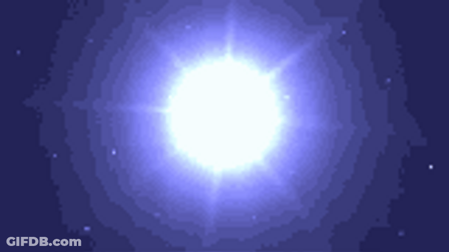 Space Galaxy Blinding Lights Overexpose GIF