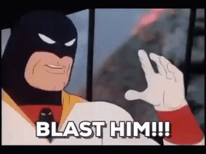 Space Ghost Blast Him Meme GIF