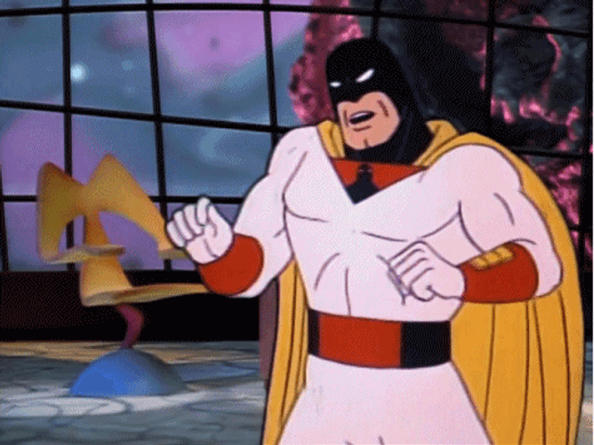 Space Ghost Blast Kill Ghost GIF