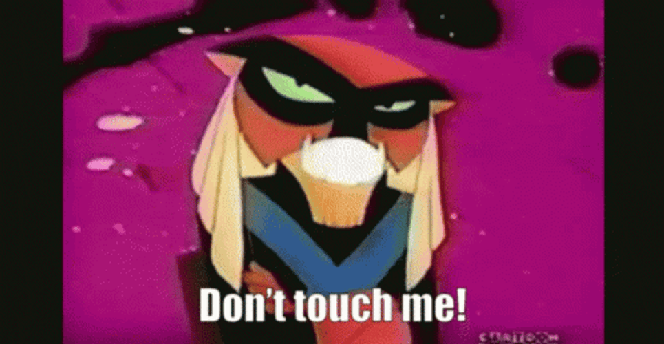 Space Ghost Brak Don't Touch Me GIF