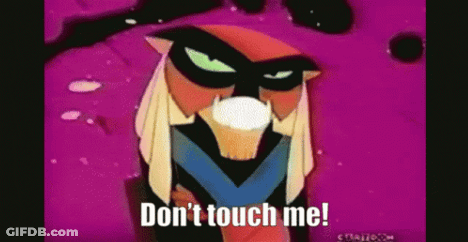 Space Ghost Brak Dont Touch Me GIF