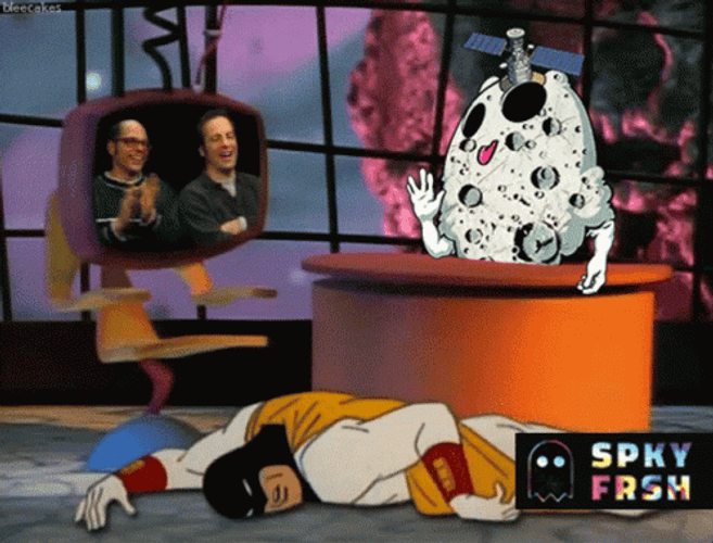Space Ghost Passed Out Clap GIF