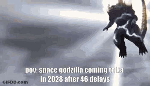 Space Godzilla Coming To Ka In 2028 GIF