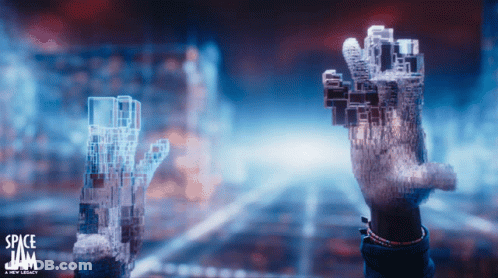 Space Jam: A New Legacy With Two Hands GIF