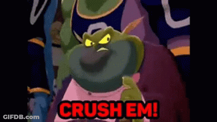 Space Jam Angry Swackhammer Villain GIF