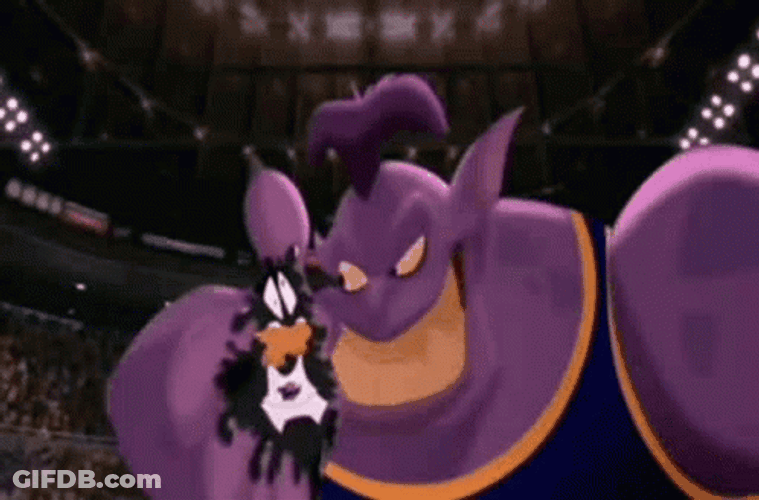 Space Jam Daffy Duck Monstar Bupkus GIF