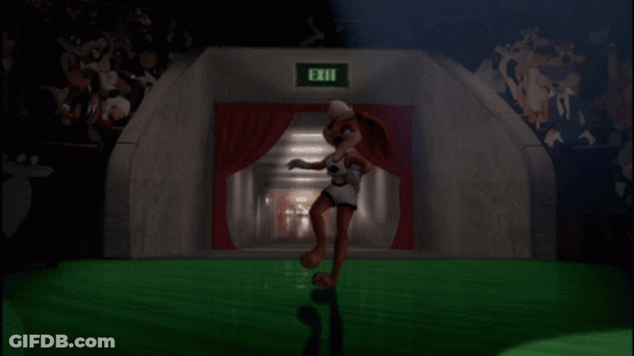 Space Jam Lola Bunny Basketball Dribble GIF