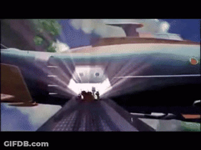 Space Jam Nerdlucks Arrival Ship GIF