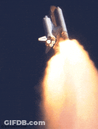 Space Shuttle Launch GIF