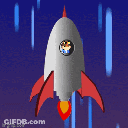 Space Shuttle Launching With Number 0 GIF