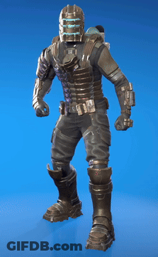Space Suit Man Carrying Toilet With Head GIF