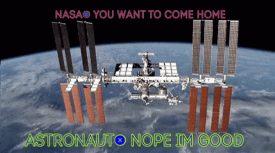 Space Telescope NASA Astronaut Nope GIF