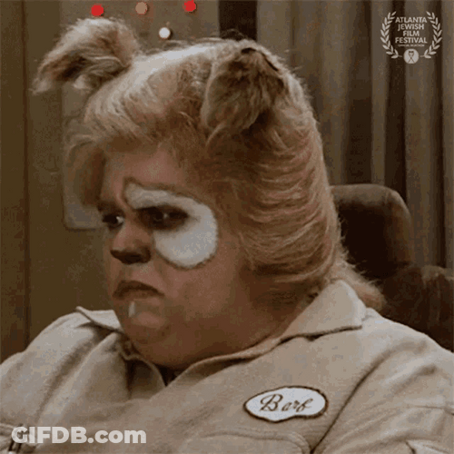 Spaceballs Barf Look Sideways Annoyed GIF