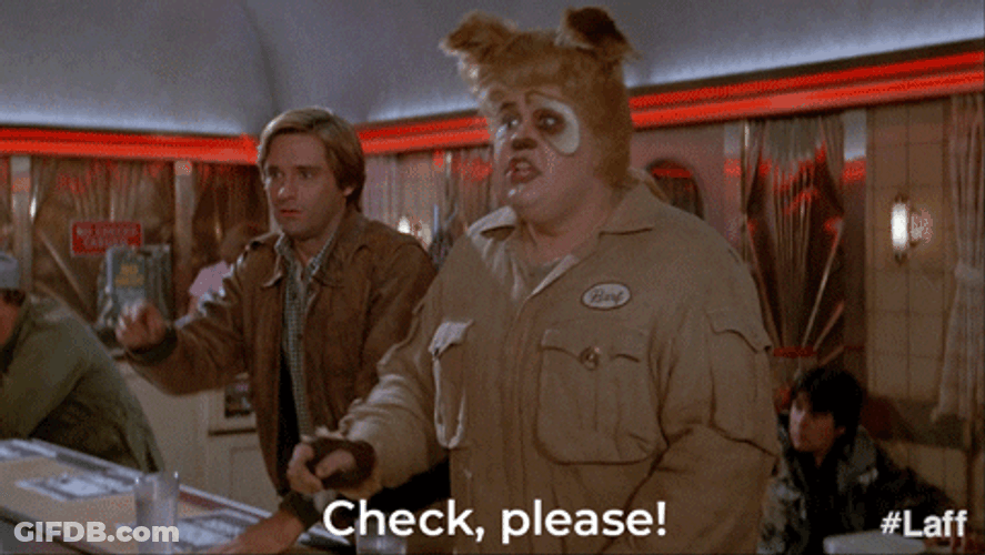 Spaceballs Barfolomew Check Please GIF
