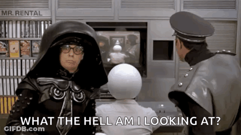 Spaceballs Confused GIF