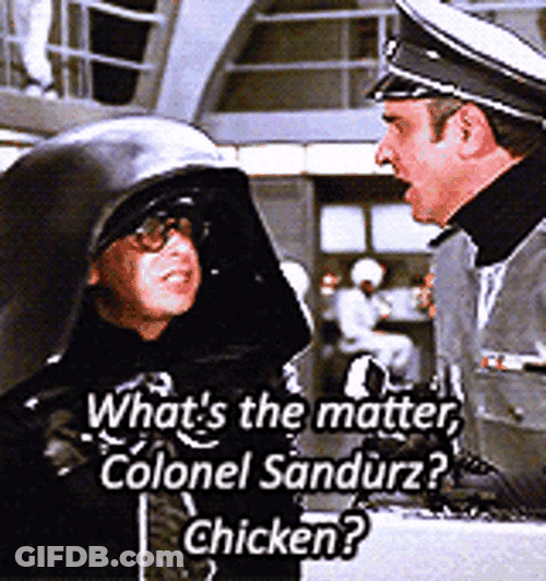 Spaceballs Dark Helmet Colonel Sandurz What's The Matter GIF
