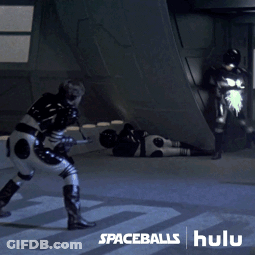 Spaceballs Guard May The Schwartz Be With You GIF
