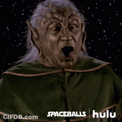Spaceballs Hulu Man In Green Cloak GIF