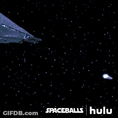 Spaceballs Spaceship May The Schwartz Be With You GIF