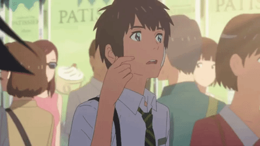Spaced Out Your Name Taki GIF