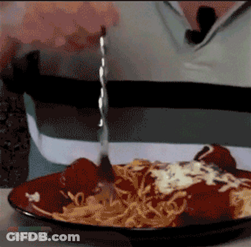 Spaghetti Fork Roll GIF