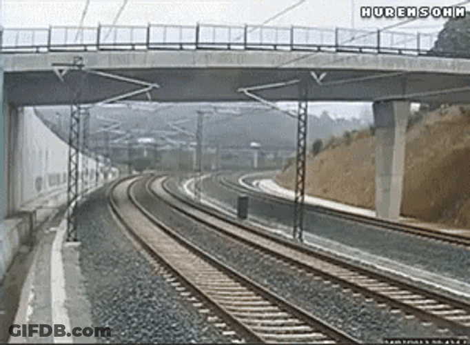 Spain Train Crash Raw Footage GIF
