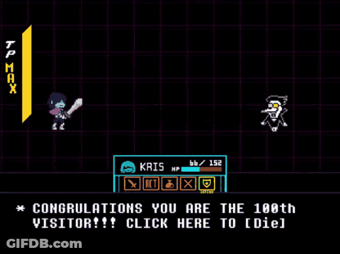 Spamton Deltarune GIF