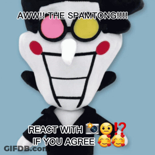 Spamton Emoji Reaction Digital Arts GIF