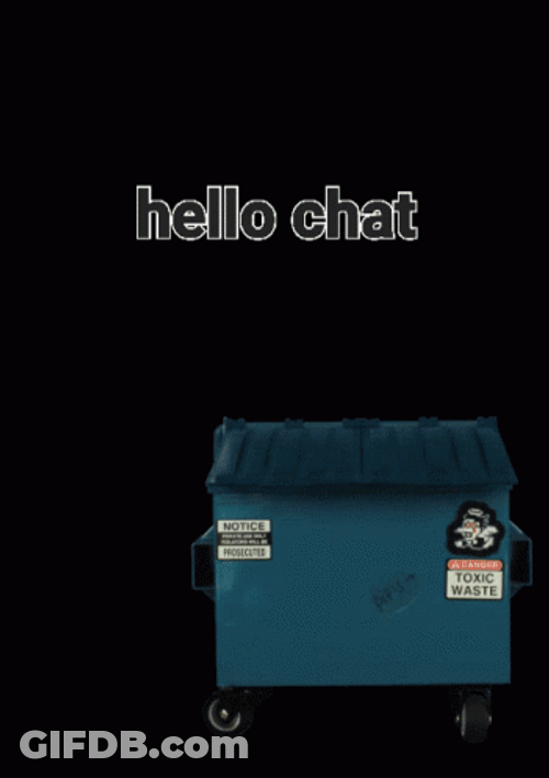 Spamton Popping Out Hello Chat Meme GIF