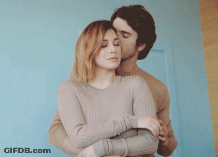 Spanish Actor Yon Gonzales Caressing Blanca Suarez GIF