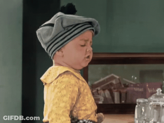 Spanky Baby Pointing GIF