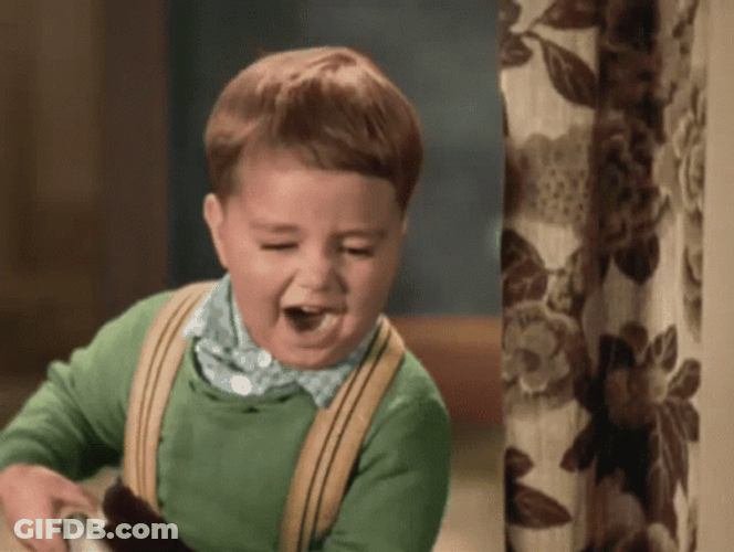 Spanky Laughing Out Loud Lol GIF