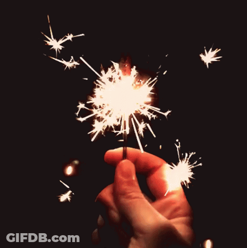 Sparkle Firecracker Holding GIF
