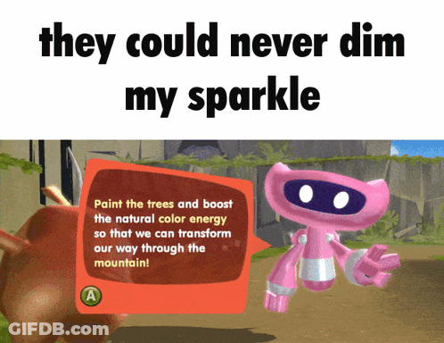 Sparkle Paint Boosting Natural Colors GIF
