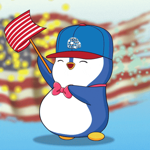 Sparklers Penguin Twirling GIF