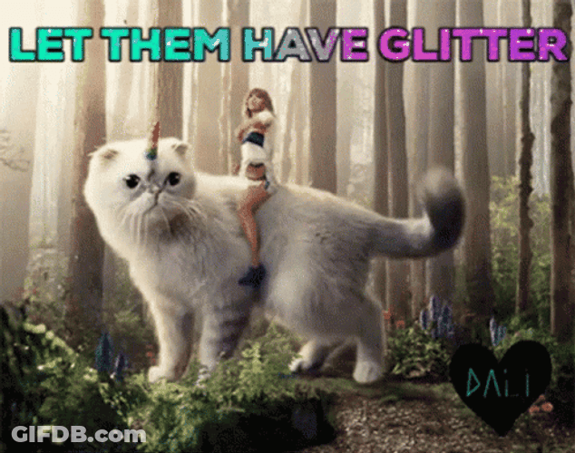 Sparkles Let Them Have Glitter GIF