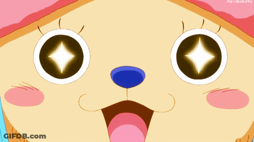 Sparkling Eyes Chopper GIF