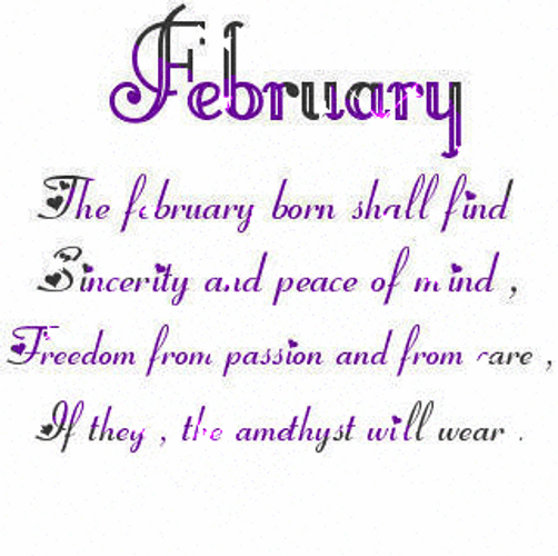 Sparkling February Poem Quatrain GIF