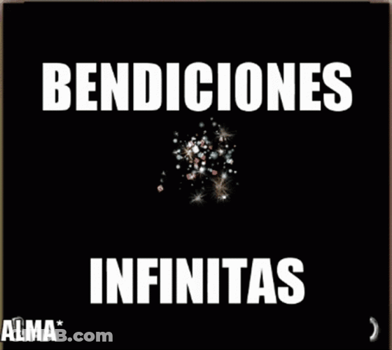 Sparkling Fireworks Display Bendiciones Infinitas GIF