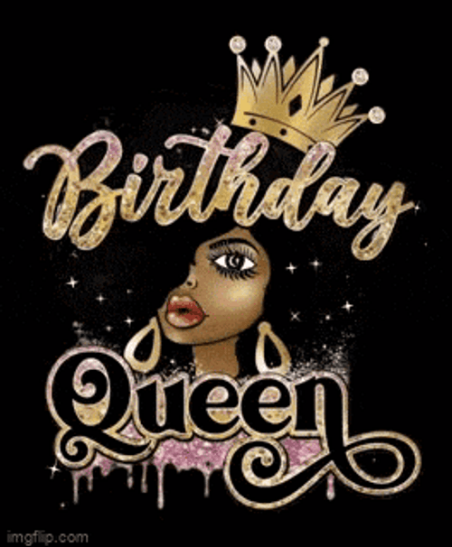 Sparkling Greetings Birthday Queen GIF