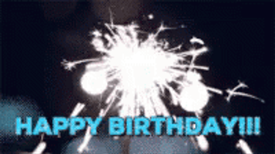 Sparkling Happy 4Th Of July Birthday GIF