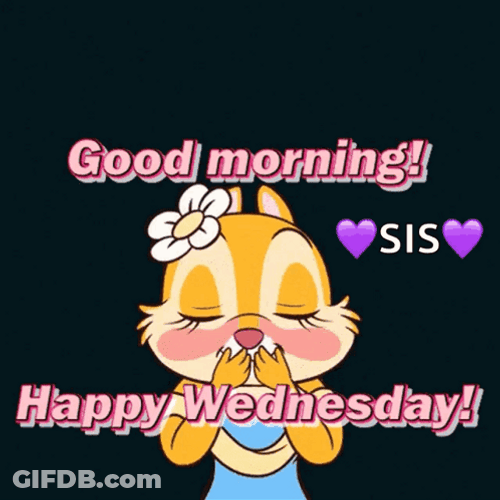 Sparkling Heart Happy Blessed Wednesday GIF