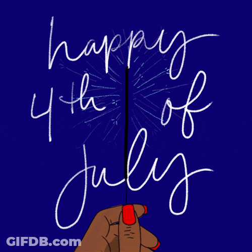 Sparkling Independence Day Greetings GIF